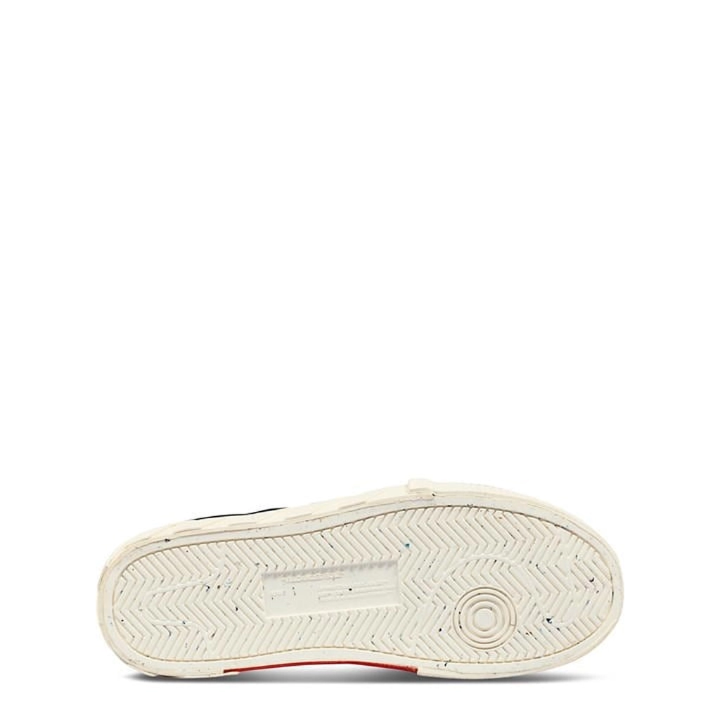 Off White Low Vulcanised Canvas Trainers - Black